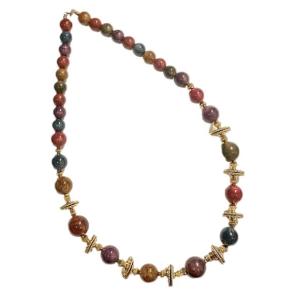 Beautiful Healing Necklace- Chakra beads preowned EUC - Picture 1 of 3